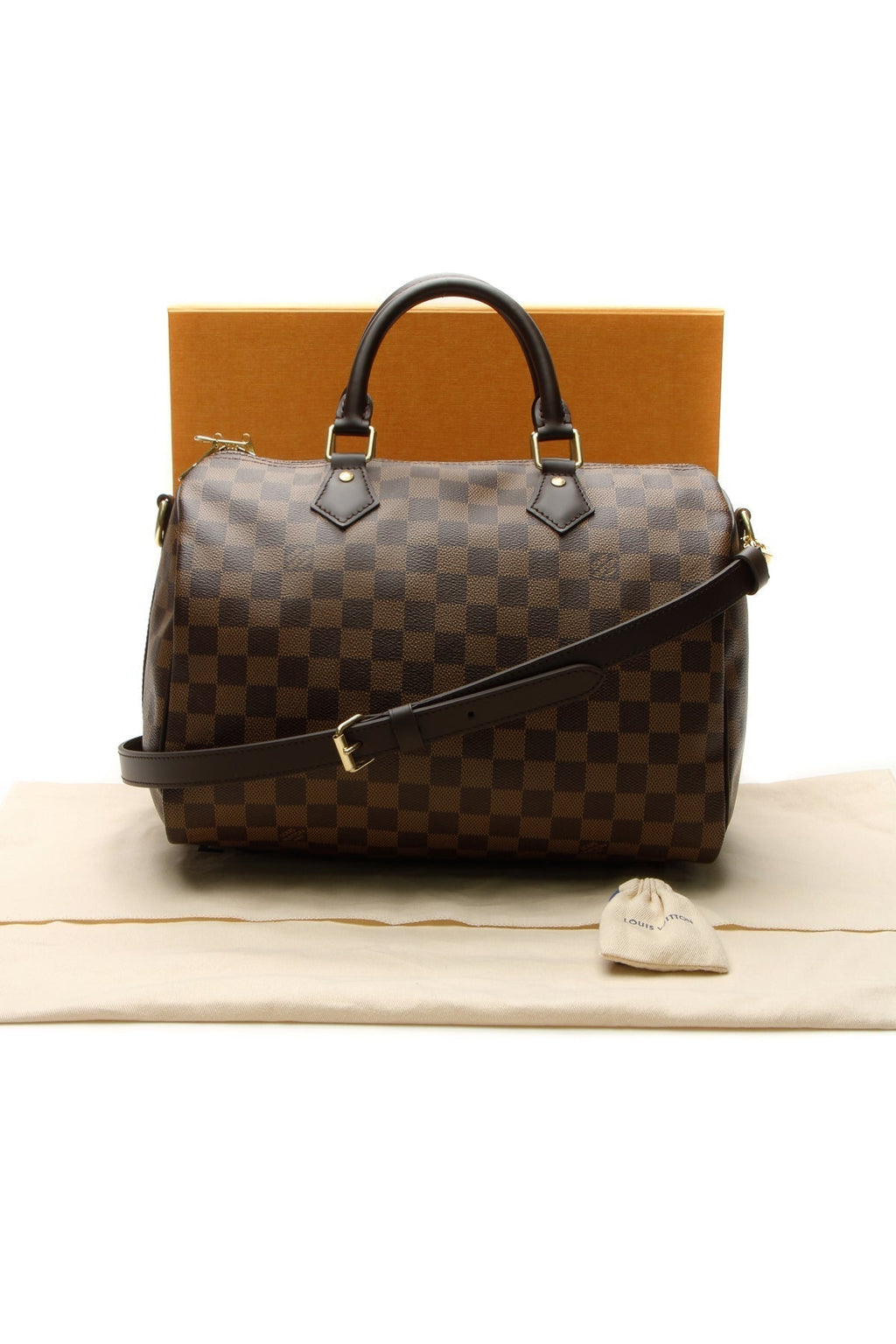 Speedy Bandouliere 30 Bag - Damier Ebene
