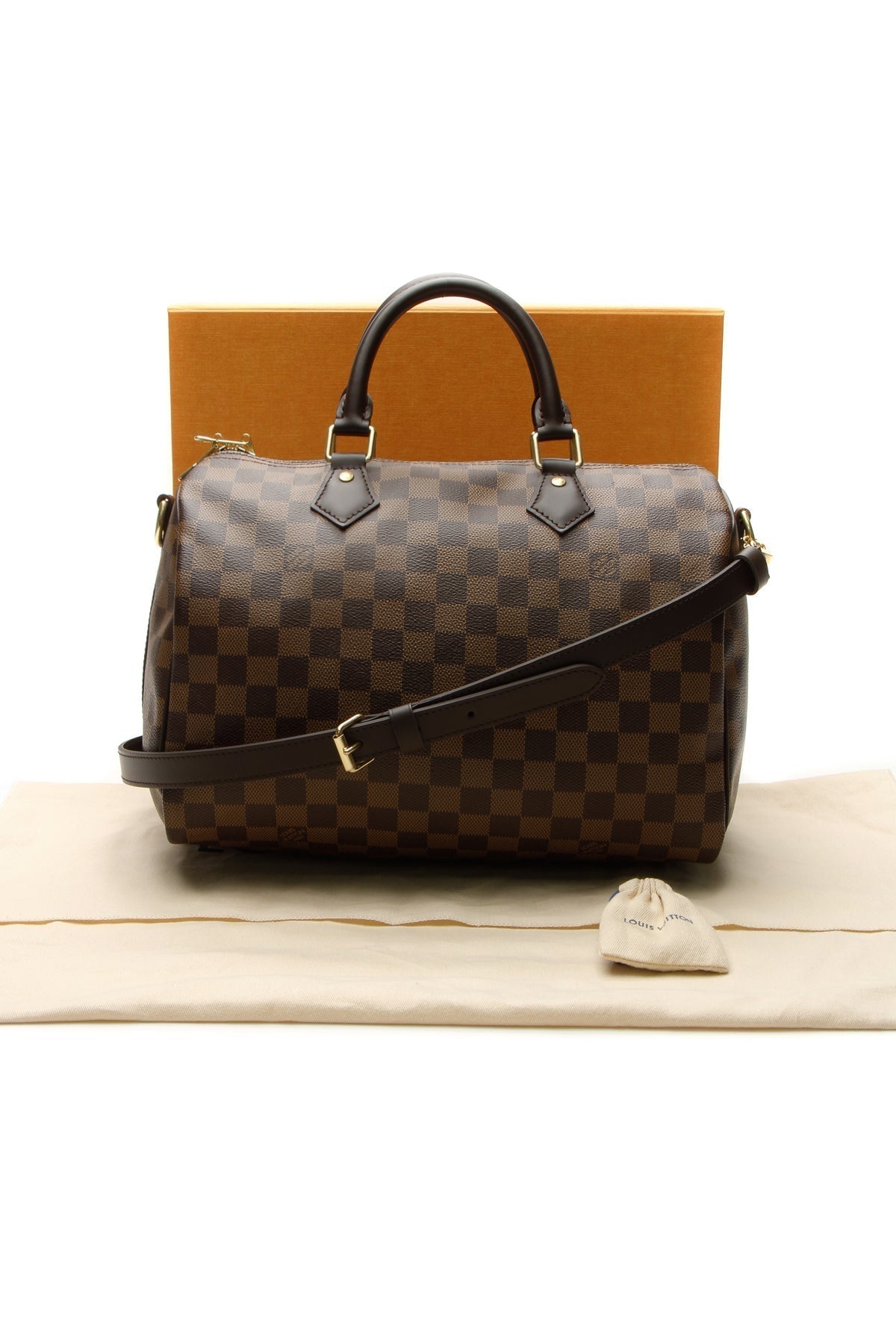 Speedy Bandouliere 30 Bag - Damier Ebene