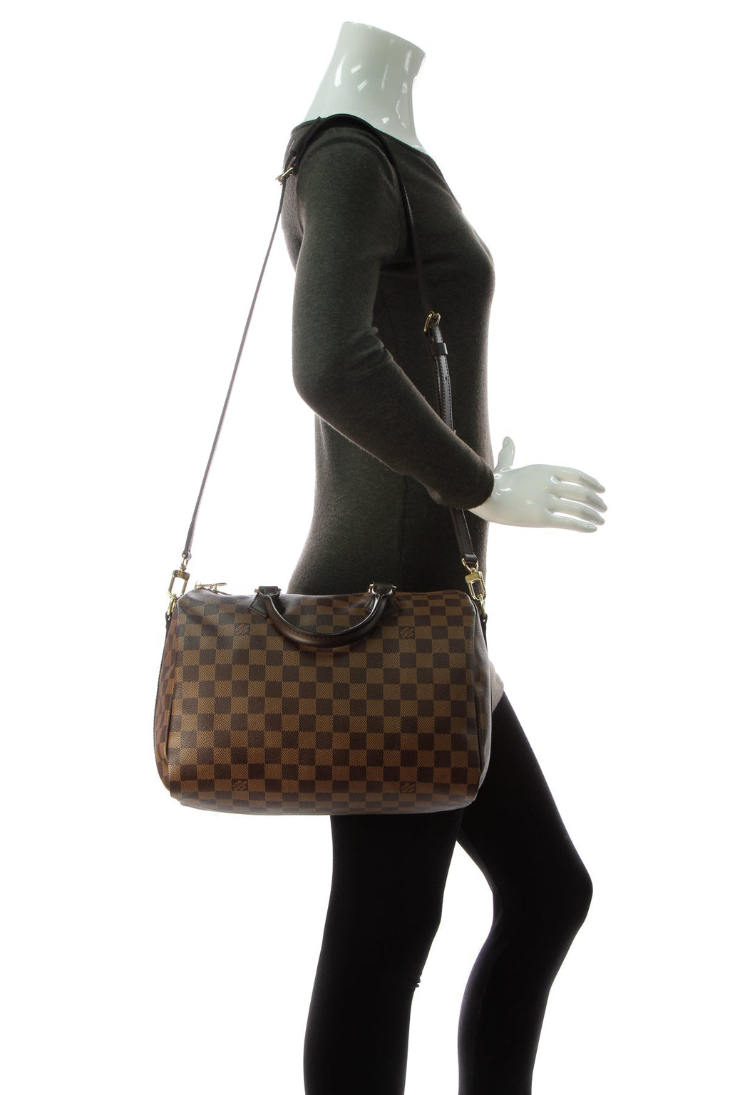 Speedy Bandouliere 30 Bag - Damier Ebene