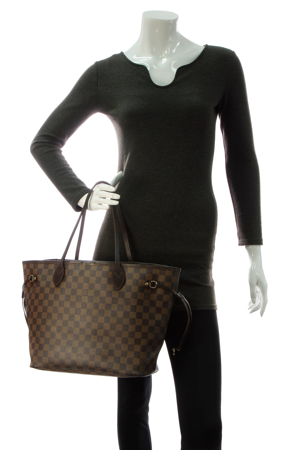 Neverfull MM Tote Bag - Damier Ebene