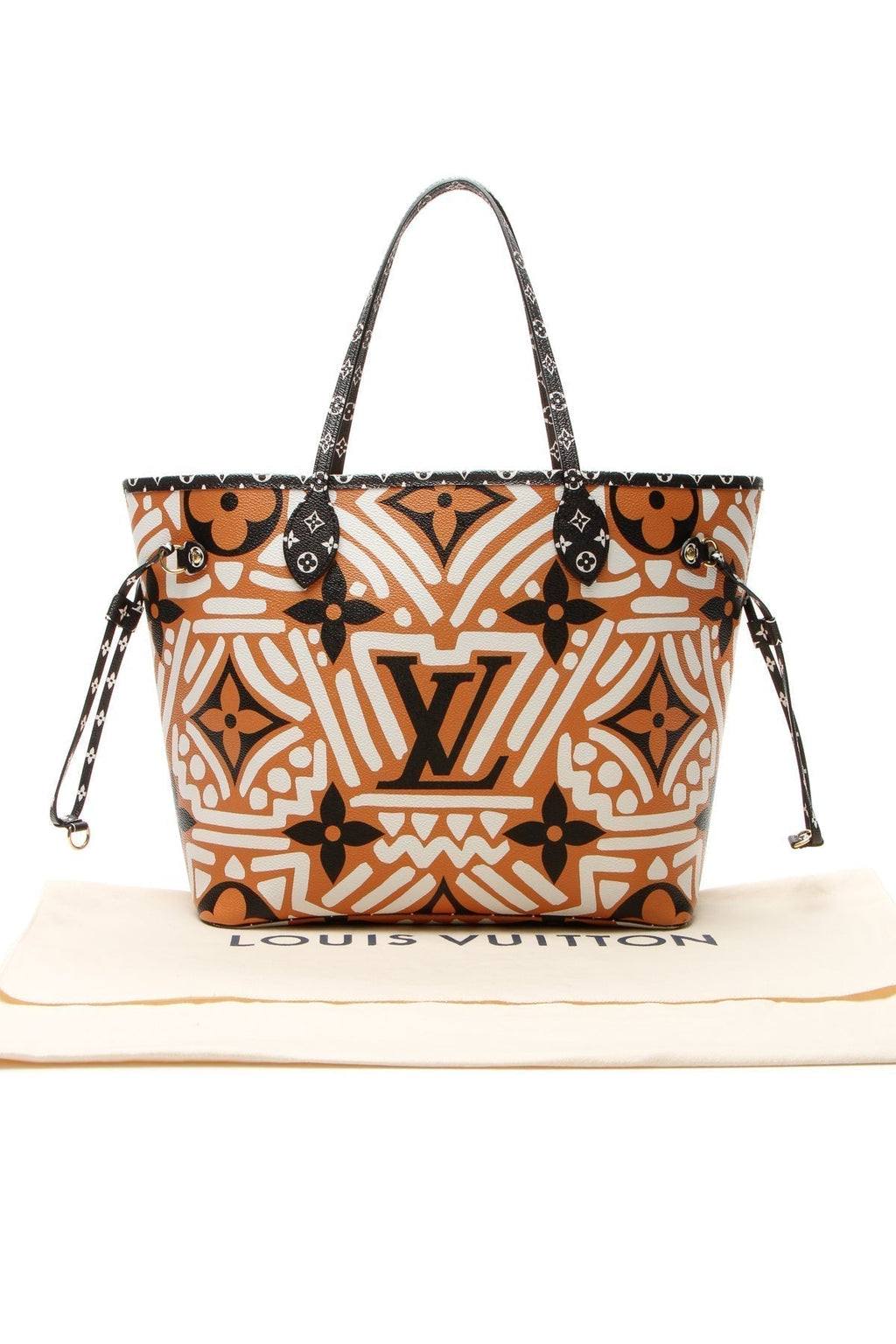 Crafty Neverfull MM Tote Bag - Giant Monogram