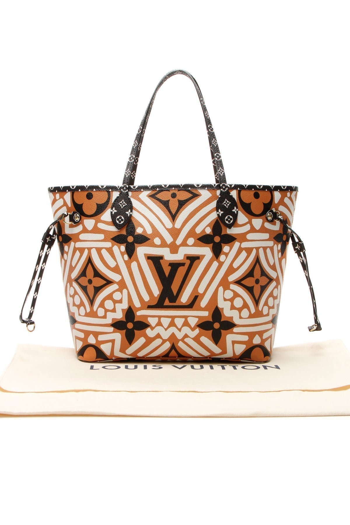Crafty Neverfull MM Tote Bag - Giant Monogram