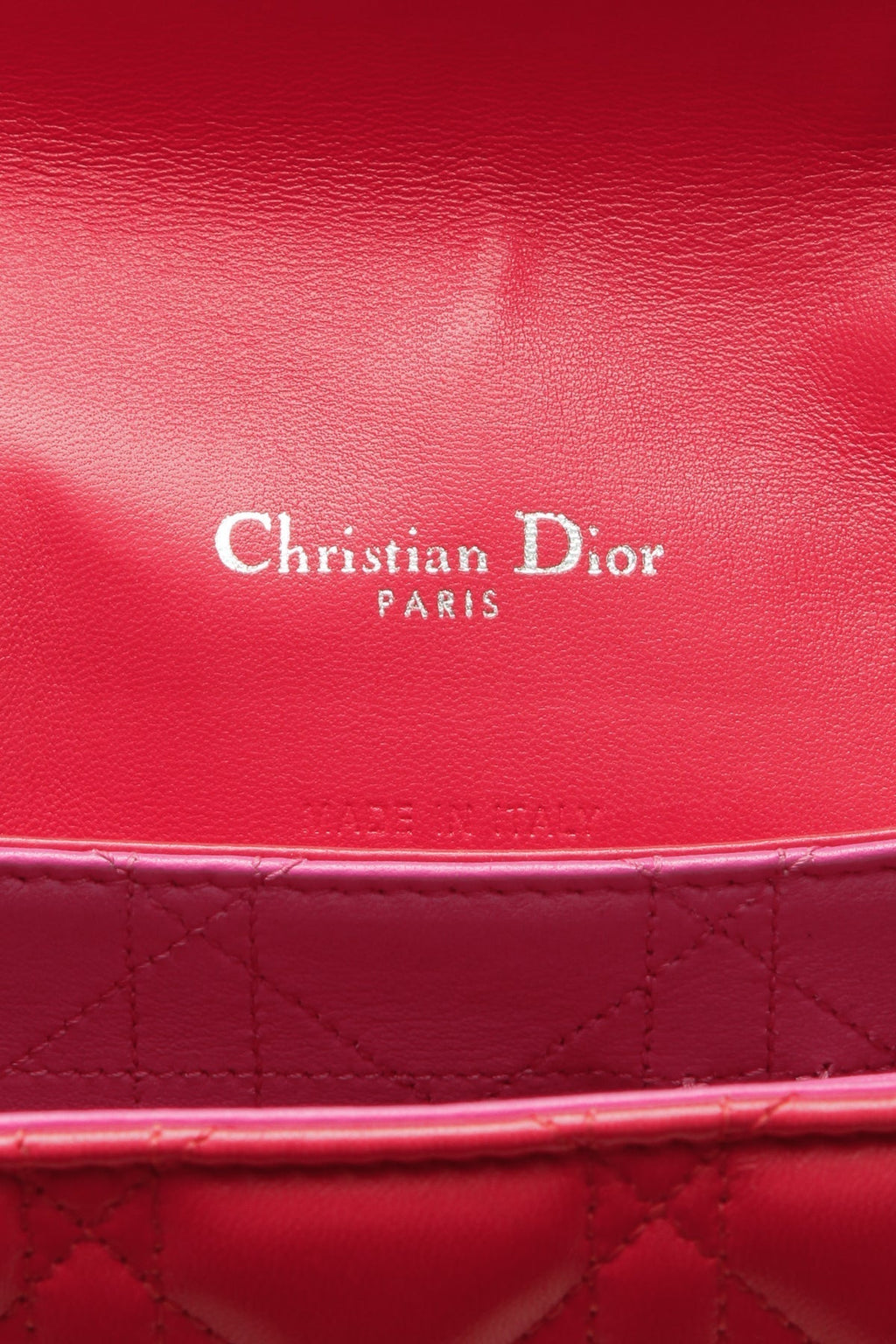Cannage Miss Dior Large Flap Bag - Dark Pink