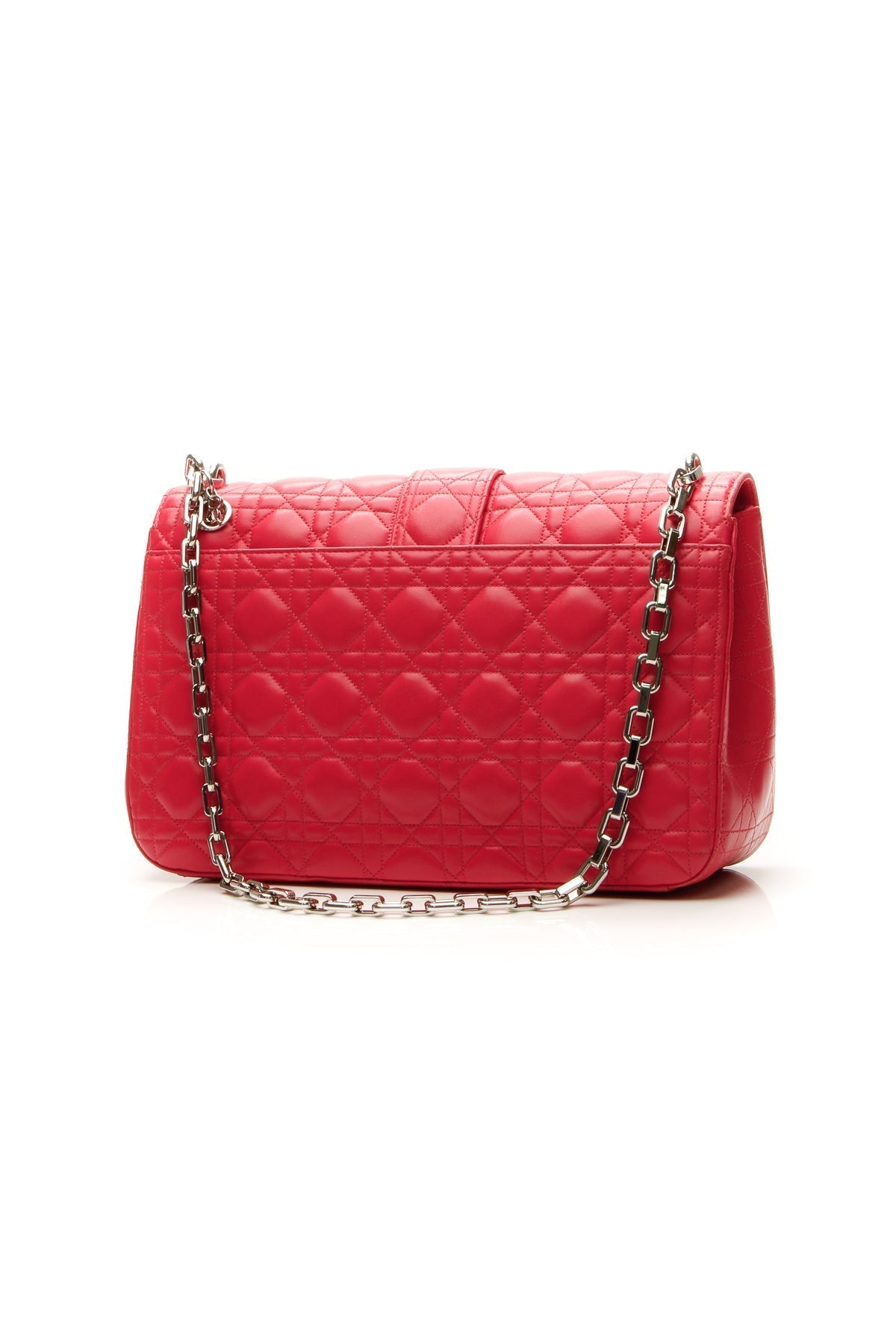 Cannage Miss Dior Large Flap Bag - Dark Pink