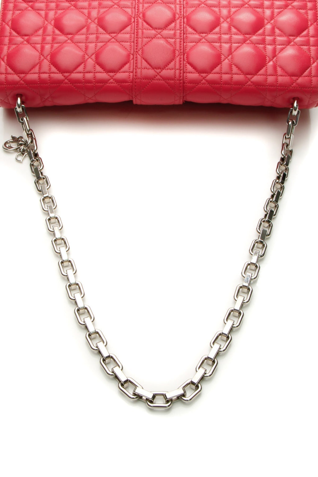 Cannage Miss Dior Large Flap Bag - Dark Pink