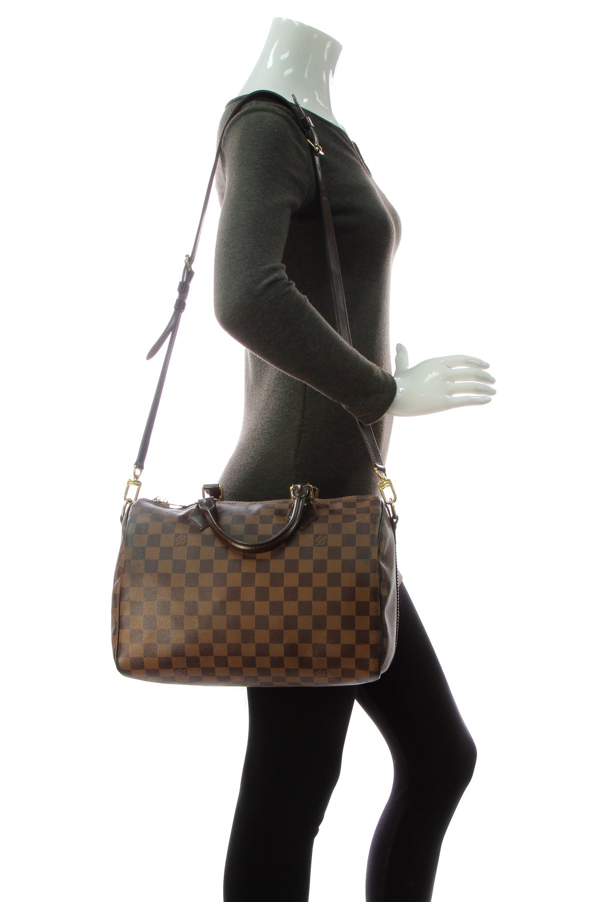 Speedy Bandouliere 30 Bag - Damier Ebene