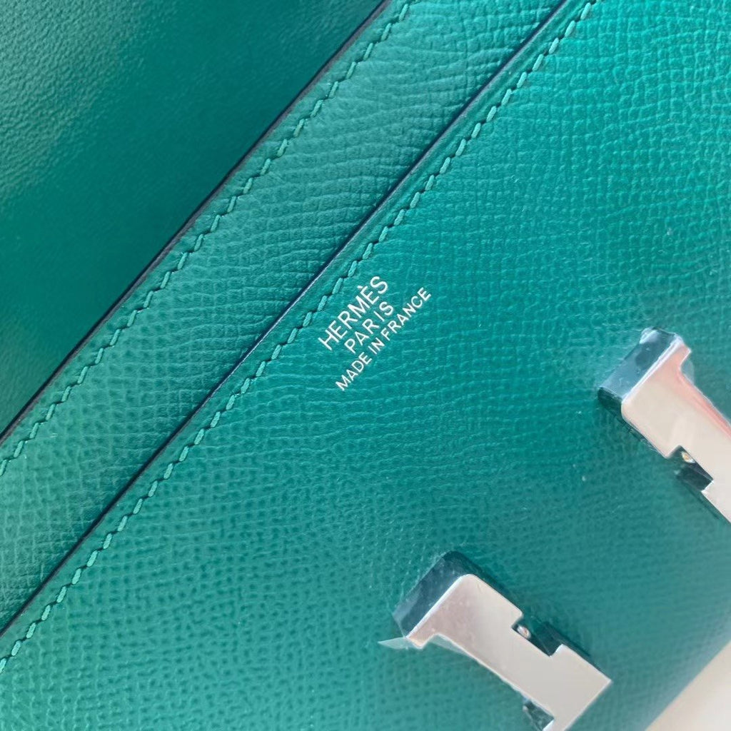 Hermes Constance Togo 21cm Green