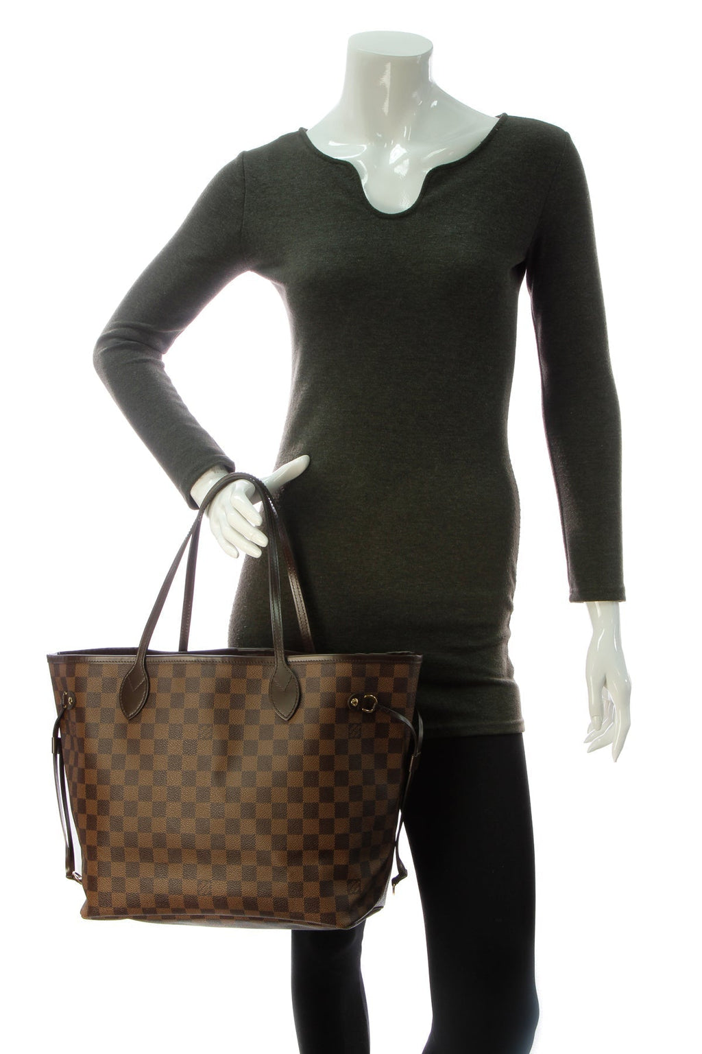 Neverfull MM Tote Bag - Damier Ebene