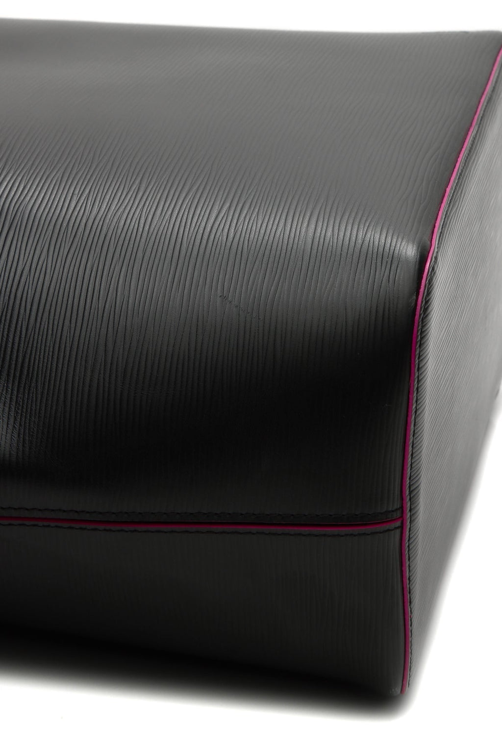 Epi Neverfull MM Bag - Noir/Hot Pink