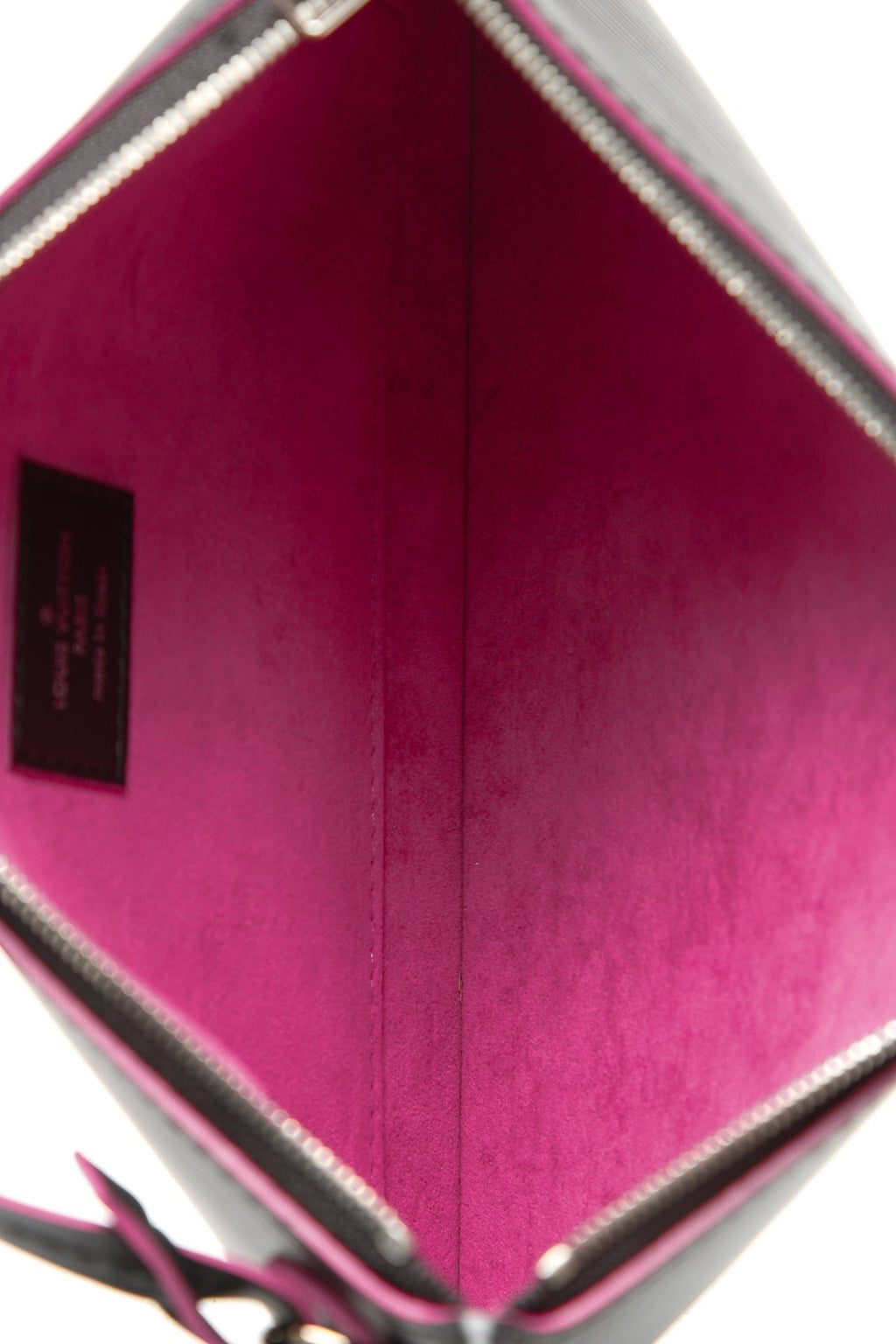 Epi Neverfull MM Bag - Noir/Hot Pink