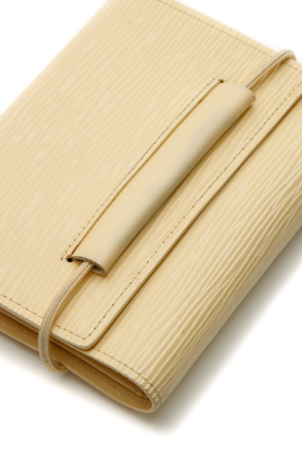 Epi Porte Monnaie Elastique Wallet - Vanilla