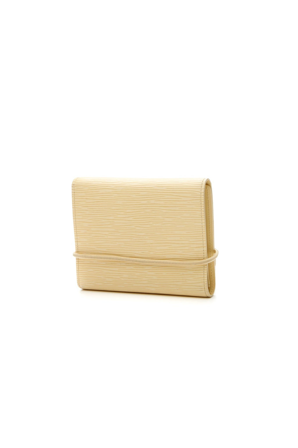 Epi Porte Monnaie Elastique Wallet - Vanilla
