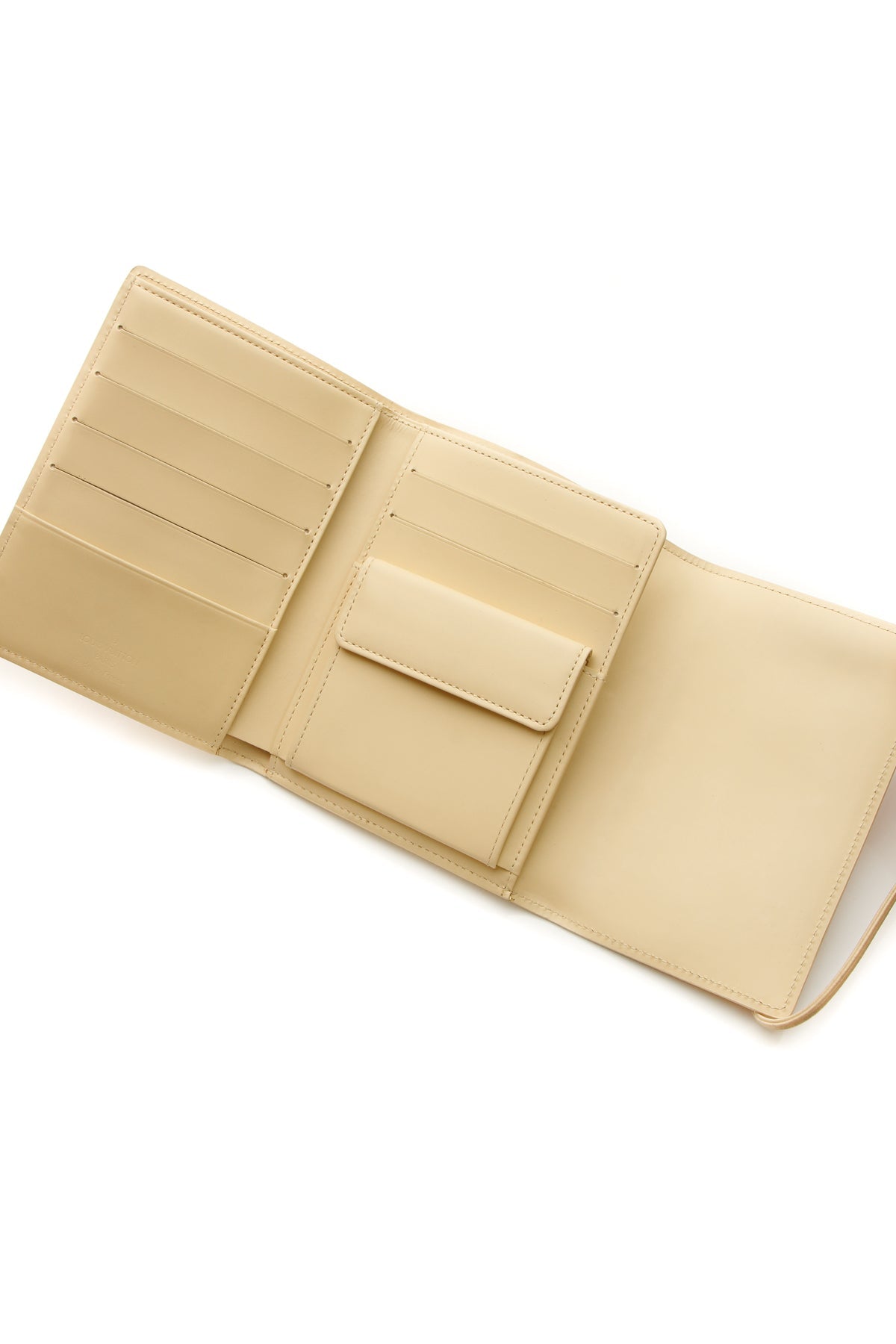 Epi Porte Monnaie Elastique Wallet - Vanilla