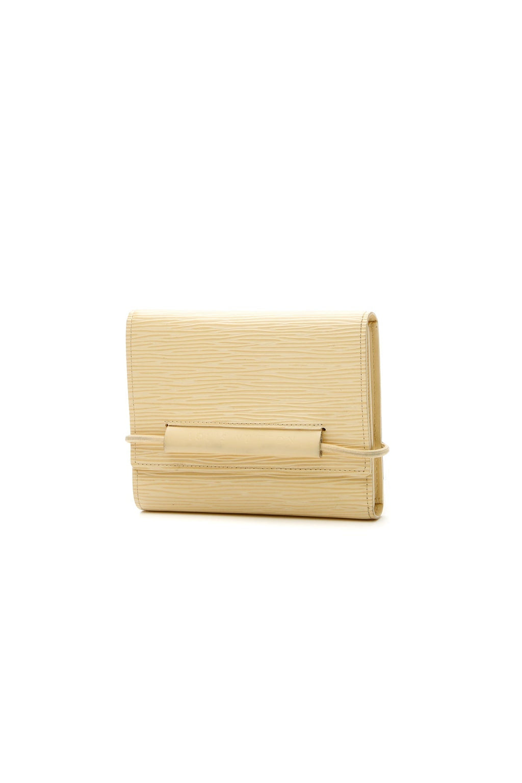 Epi Porte Monnaie Elastique Wallet - Vanilla