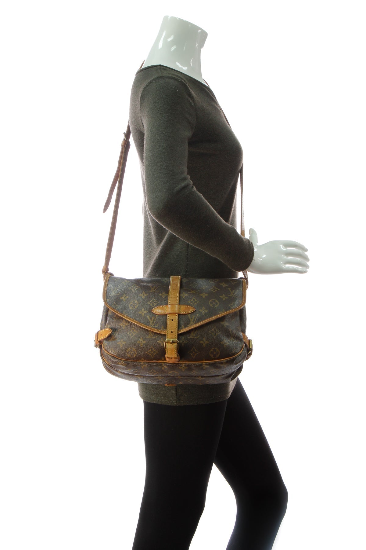 Vintage Saumur 30 Messenger Bag - Monogram