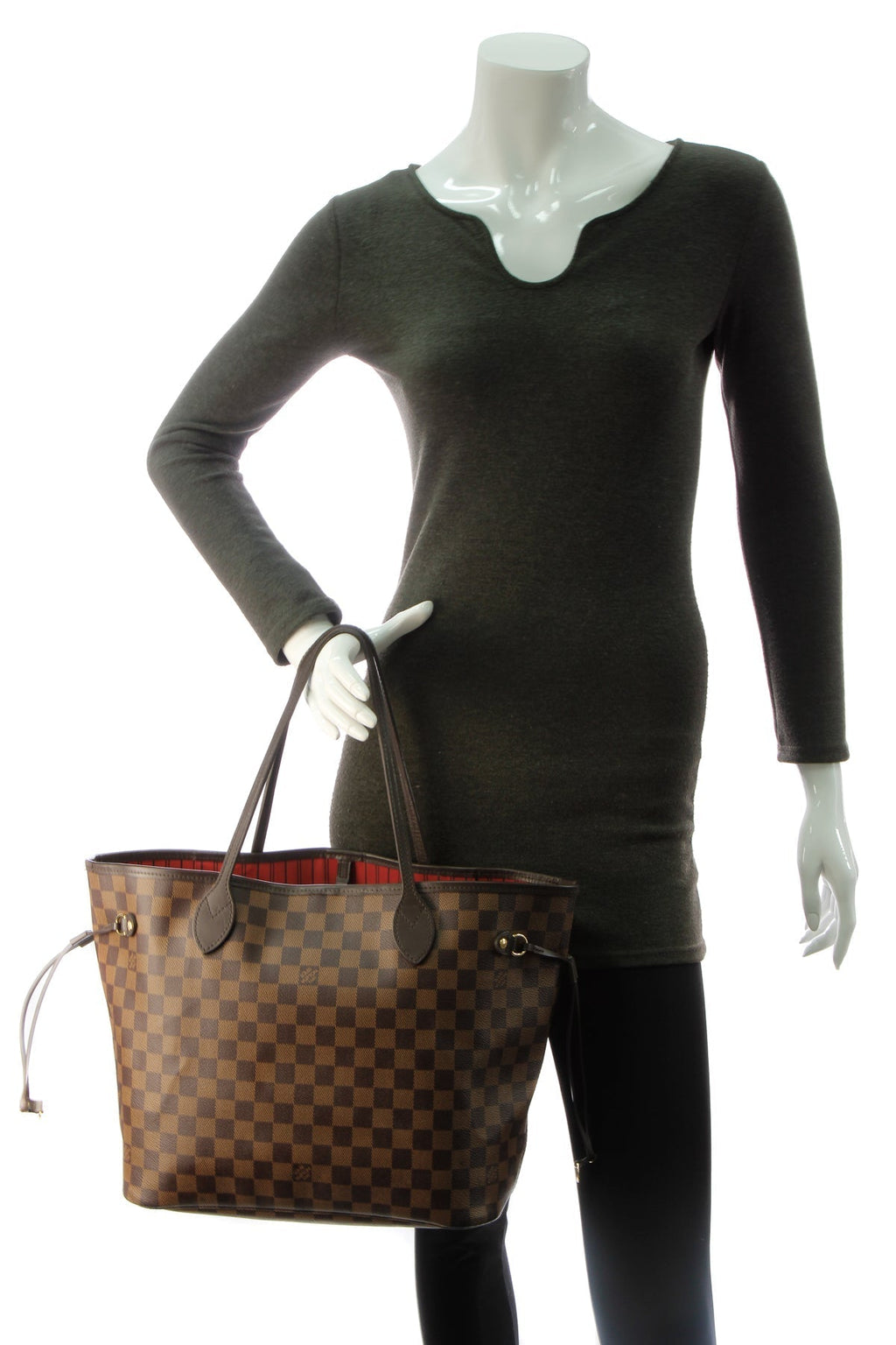 Neverfull MM Tote Bag - Damier Ebene