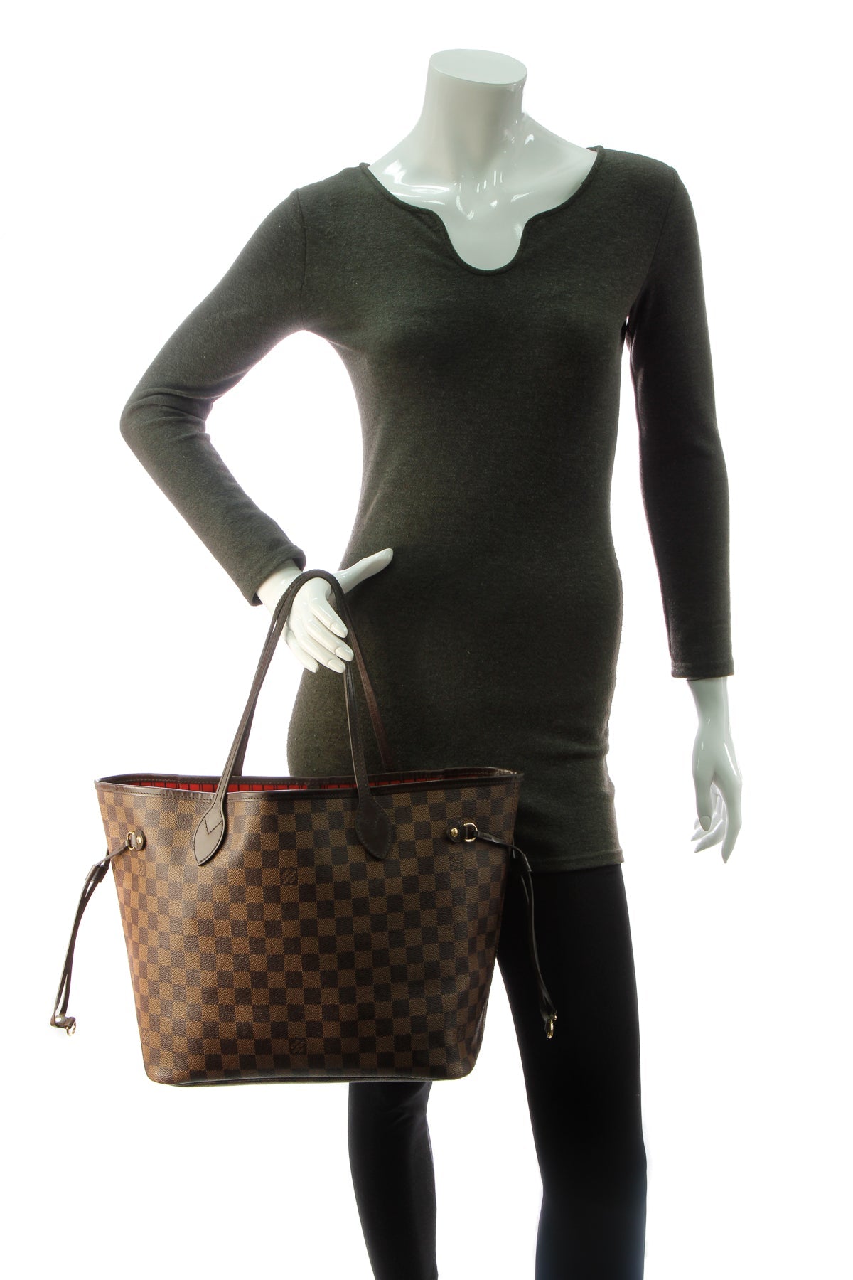 Neverfull MM Tote Bag - Damier Ebene
