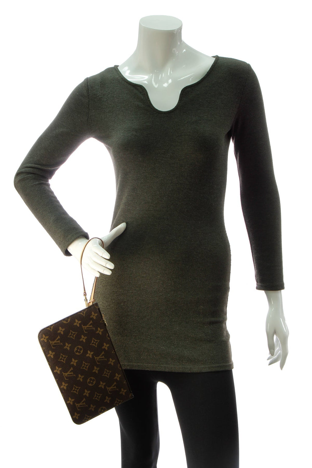 Neverfull Pouch Wristlet Bag - Monogram
