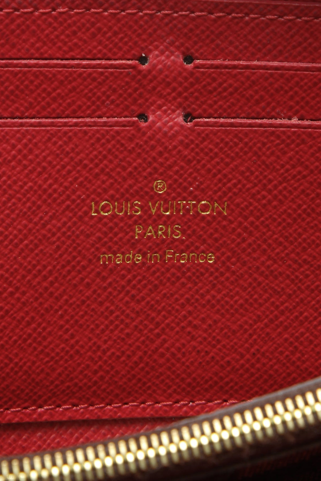 Clemence Wallet - Damier Ebene/Cerise
