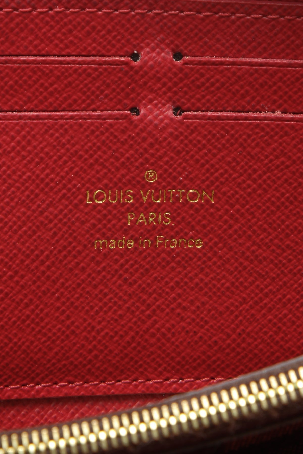 Clemence Wallet - Damier Ebene/Cerise