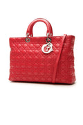 Cannage XL Lady Dior Bag - Red