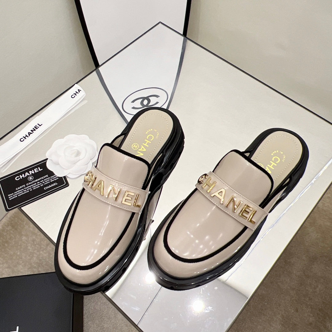 Chanel Mule Beige