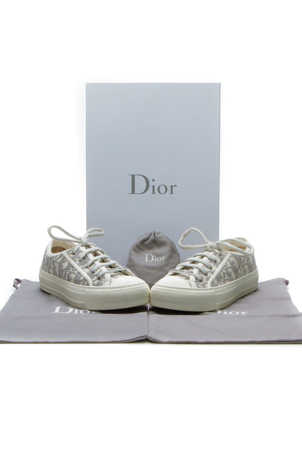 Walk 'N' Dior Sneakers - Gray Stone Size 35