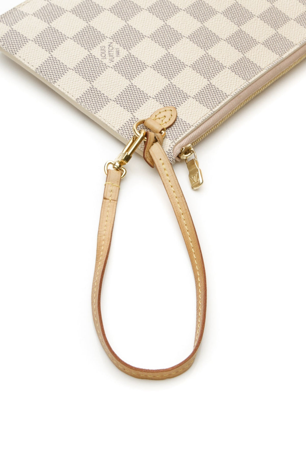 Neverfull Pouch Wristlet - Damier Azur