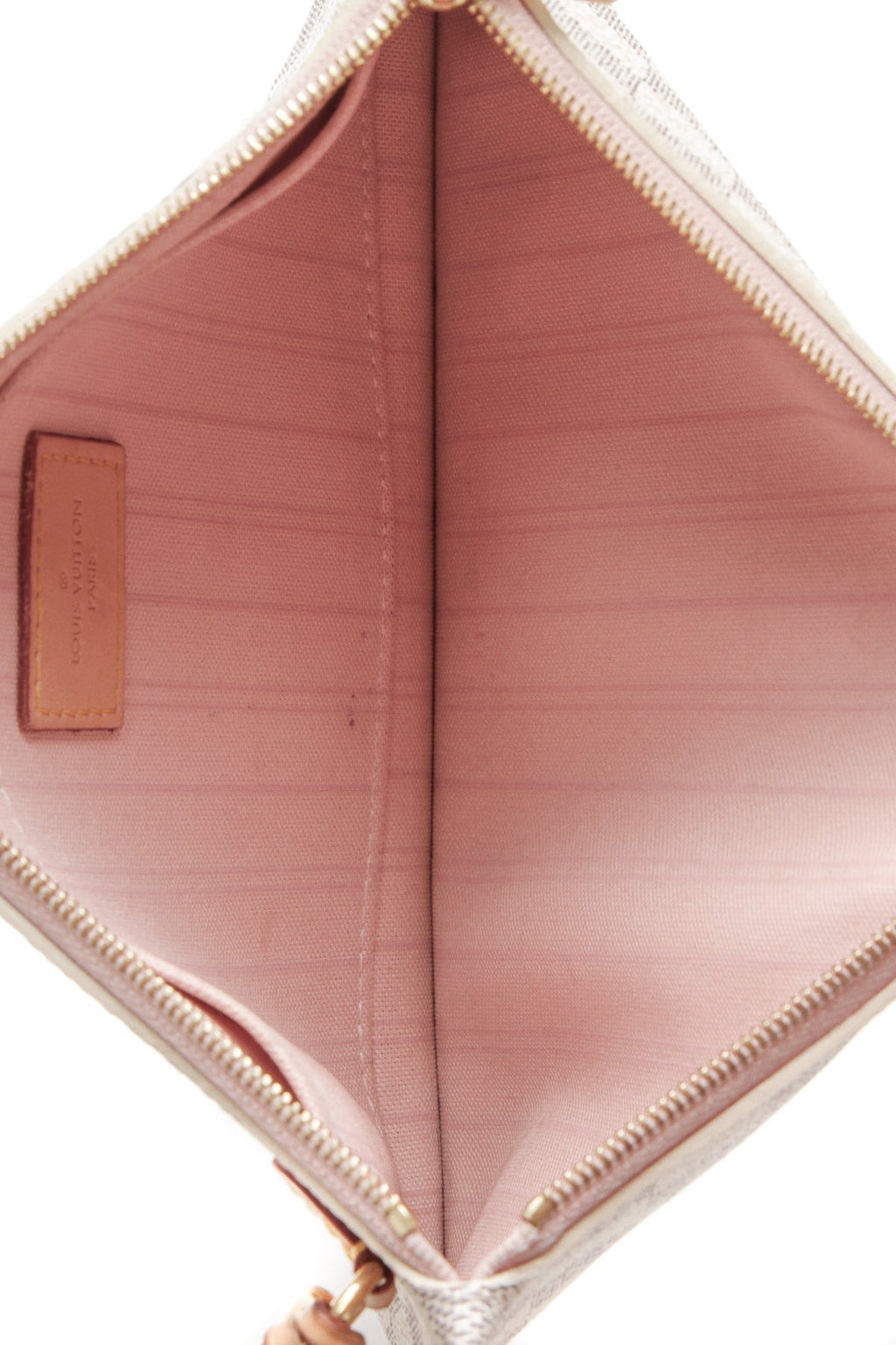 Neverfull Pouch Wristlet - Damier Azur