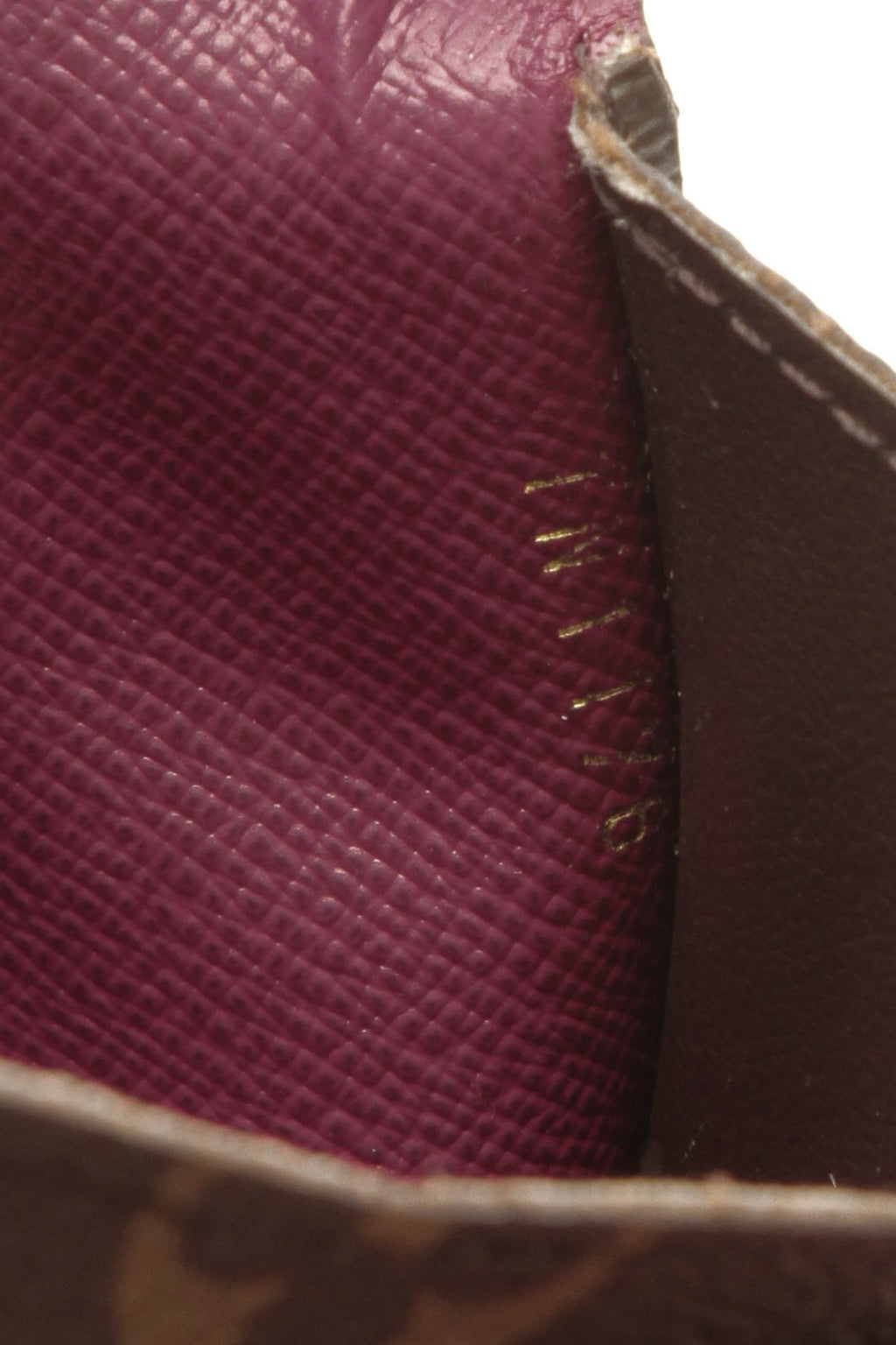 Josephine Wallet - Monogram/Fuchsia