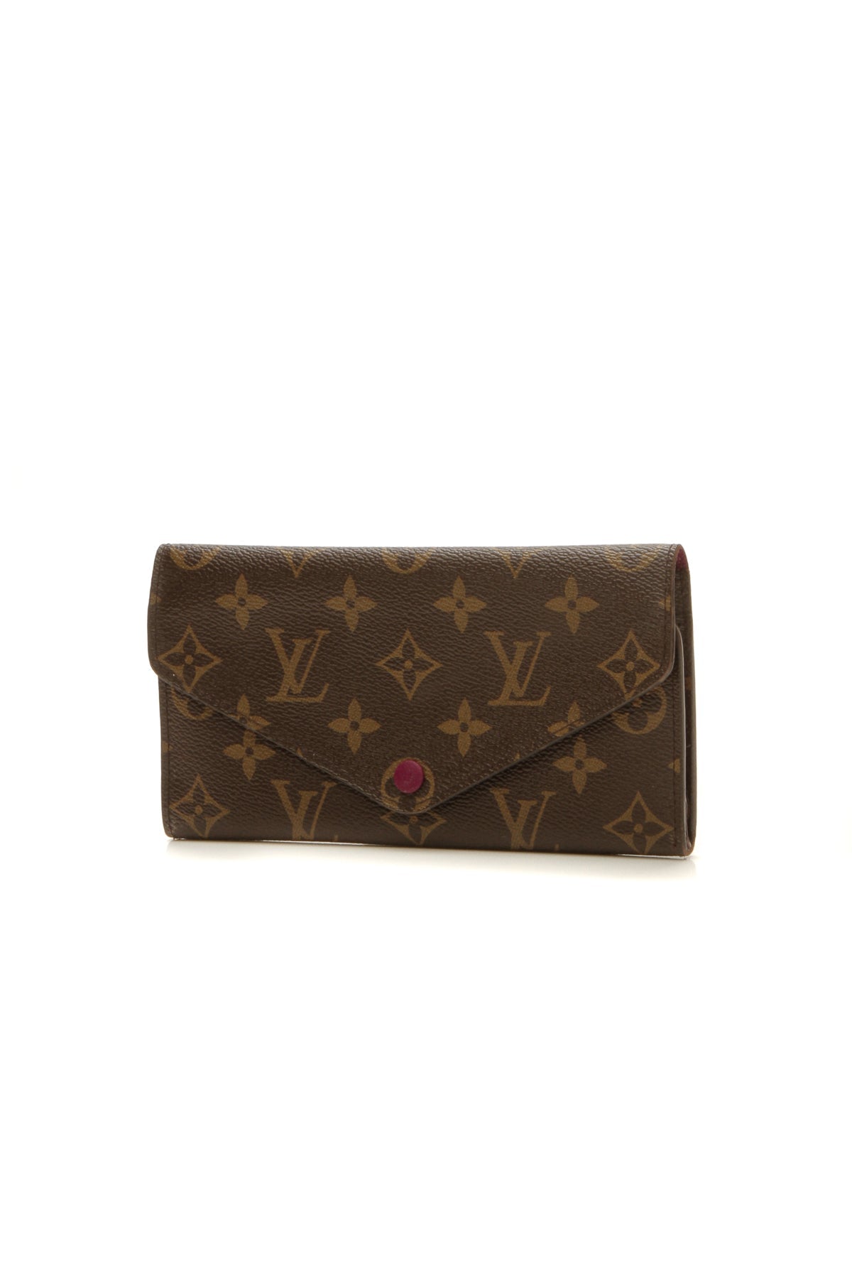 Josephine Wallet - Monogram/Fuchsia