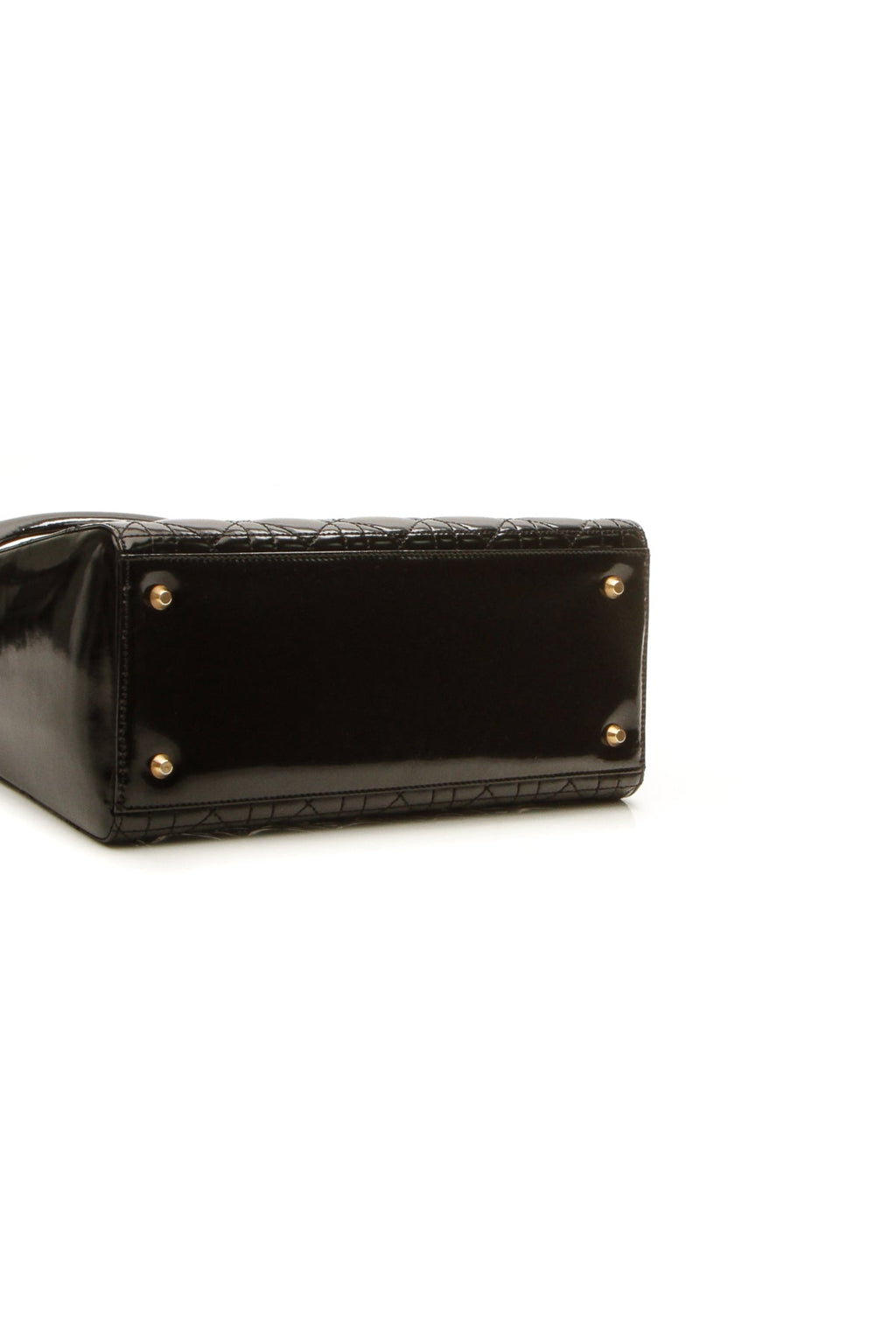 Vintage Medium Lady Dior Bag - Black