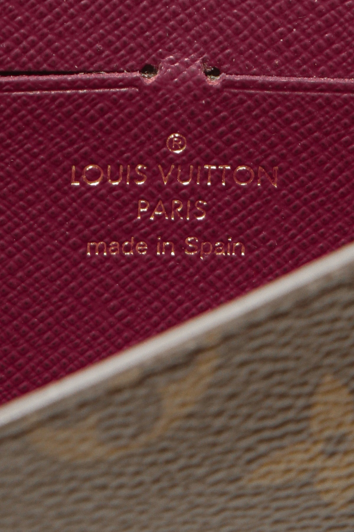 Jeanne Wallet - Monogram/Fuchsia