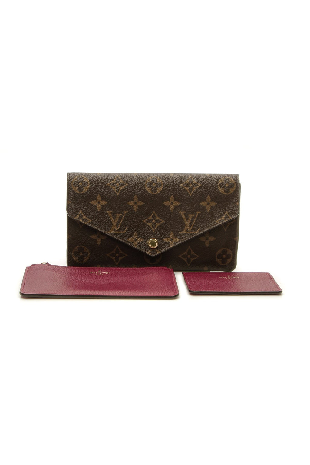 Jeanne Wallet - Monogram/Fuchsia