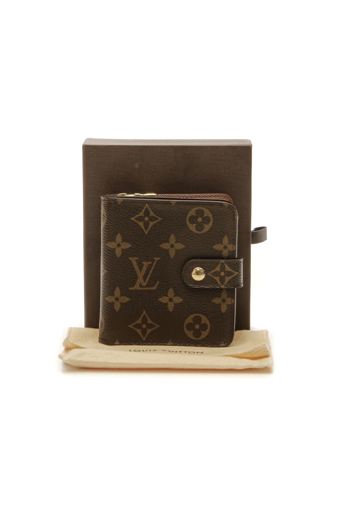 Compact Zip Wallet - Monogram
