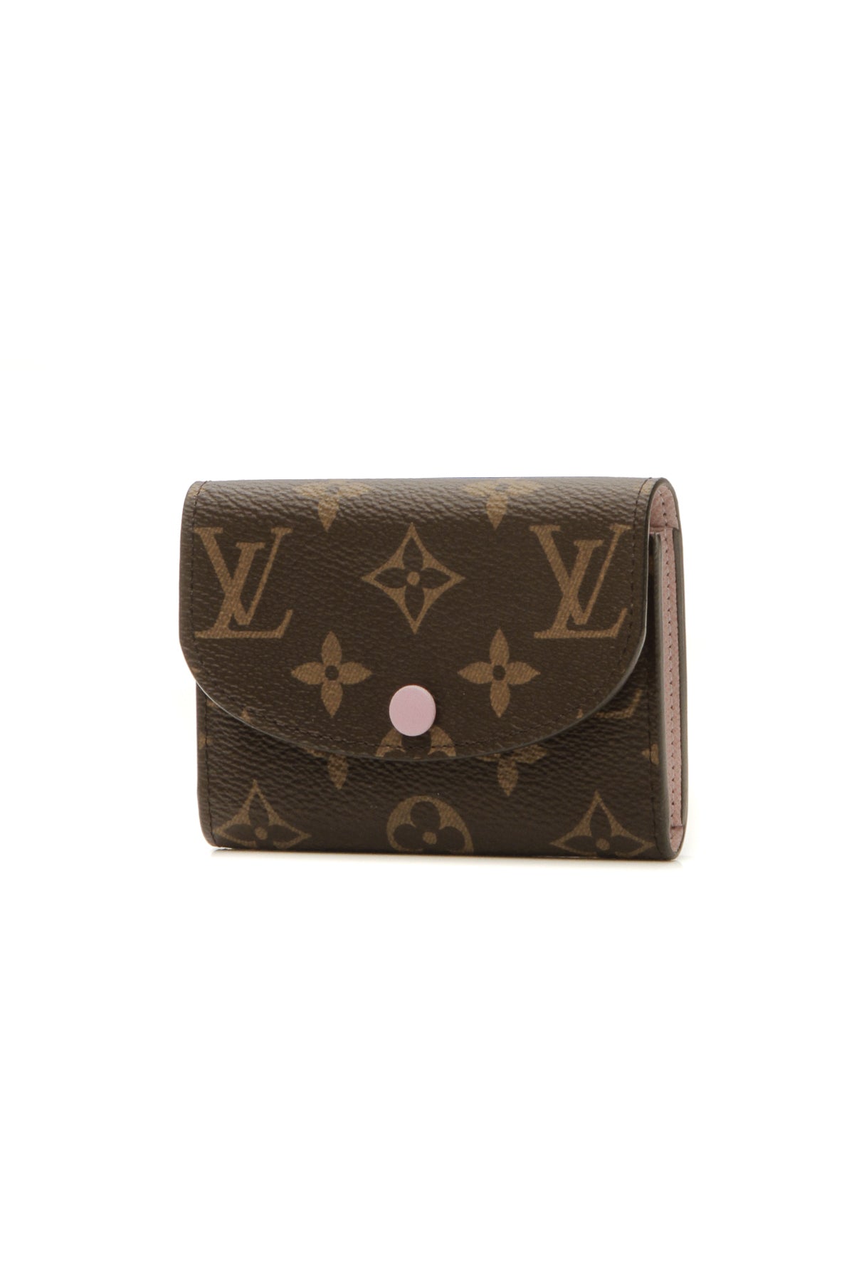 Rosalie Coin Purse - Monogram/Rose Ballerine
