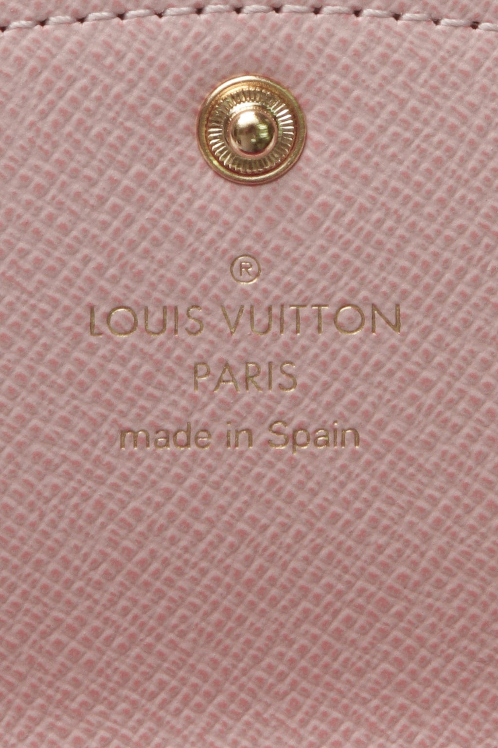 Rosalie Coin Purse - Monogram/Rose Ballerine