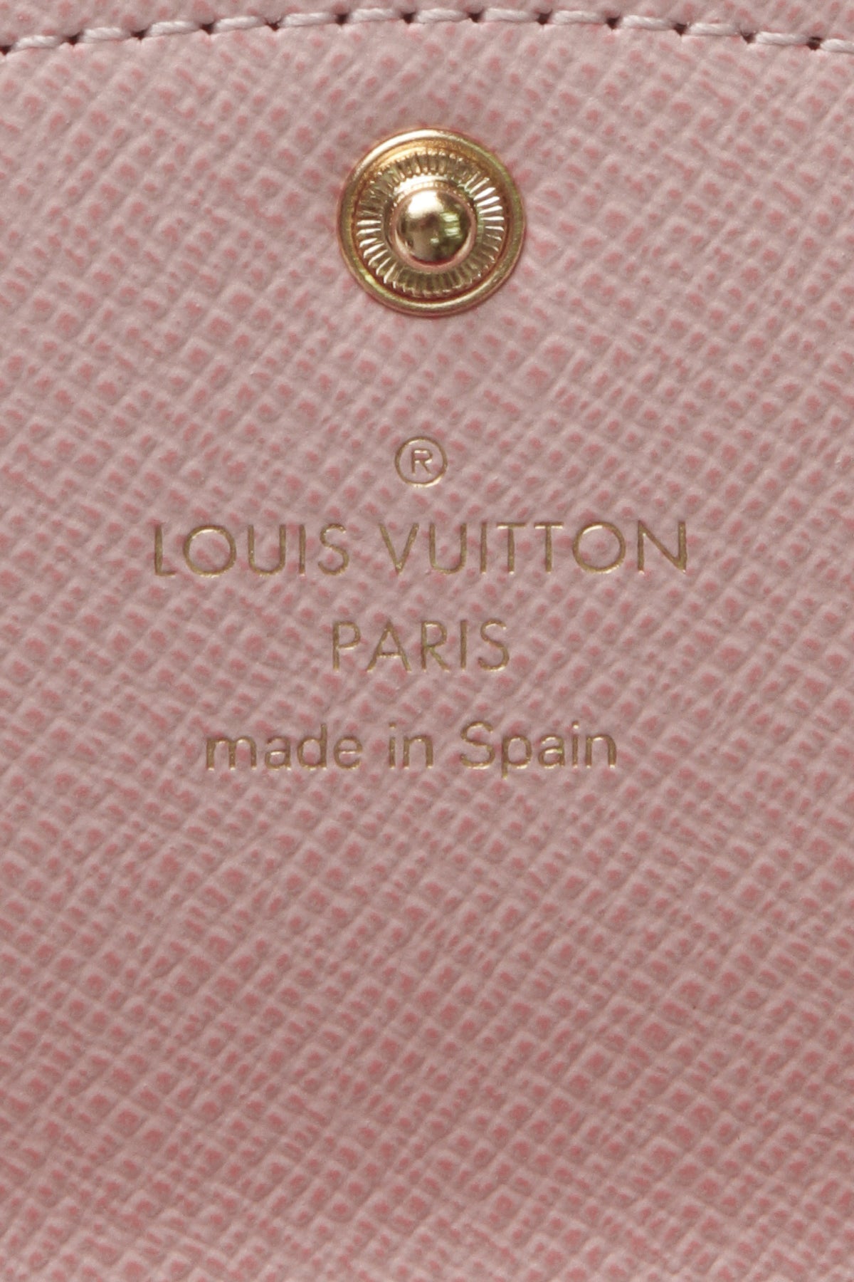 Rosalie Coin Purse - Monogram/Rose Ballerine