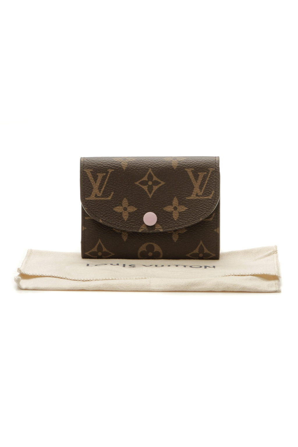 Rosalie Coin Purse - Monogram/Rose Ballerine
