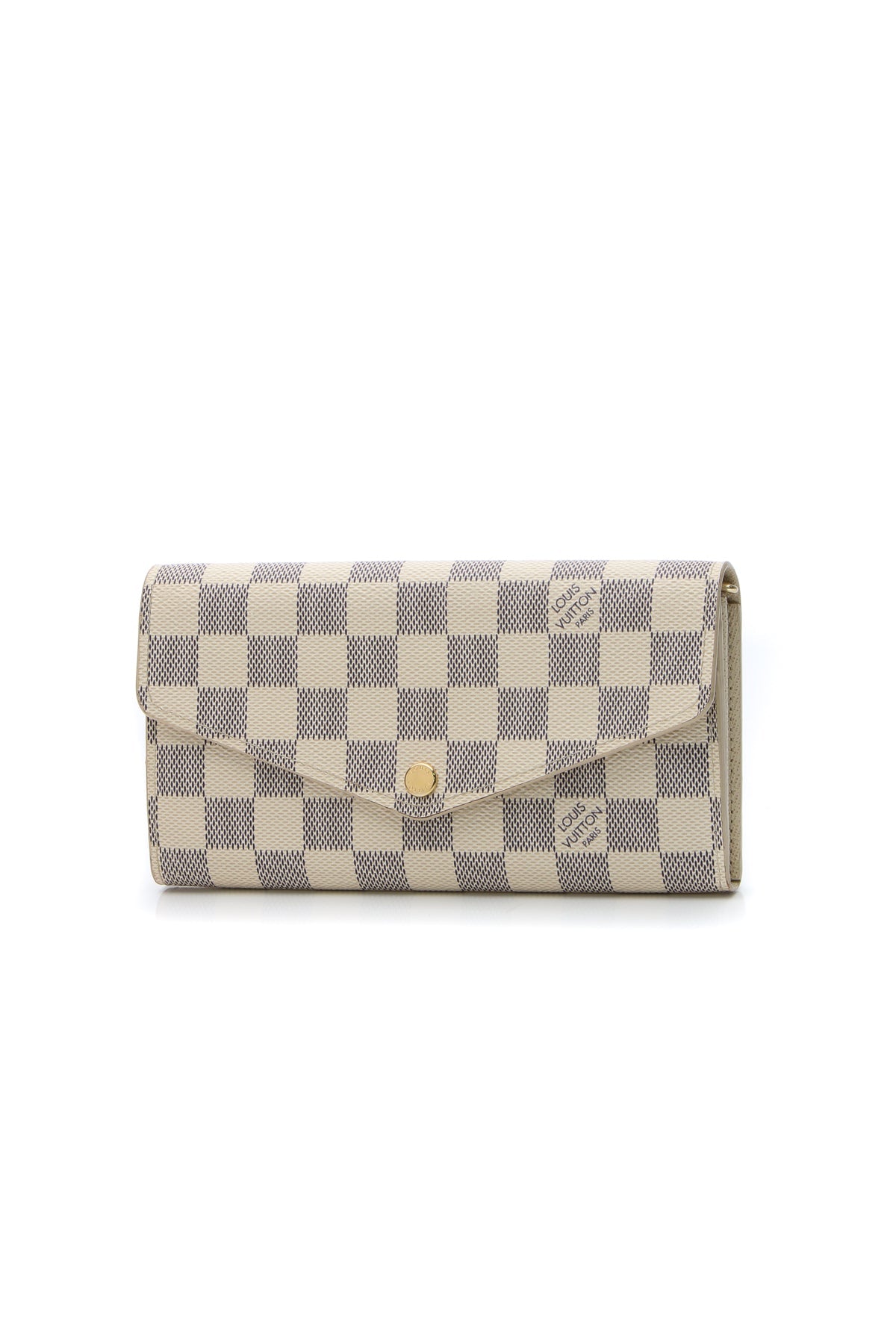 Sarah Wallet - Damier Azur