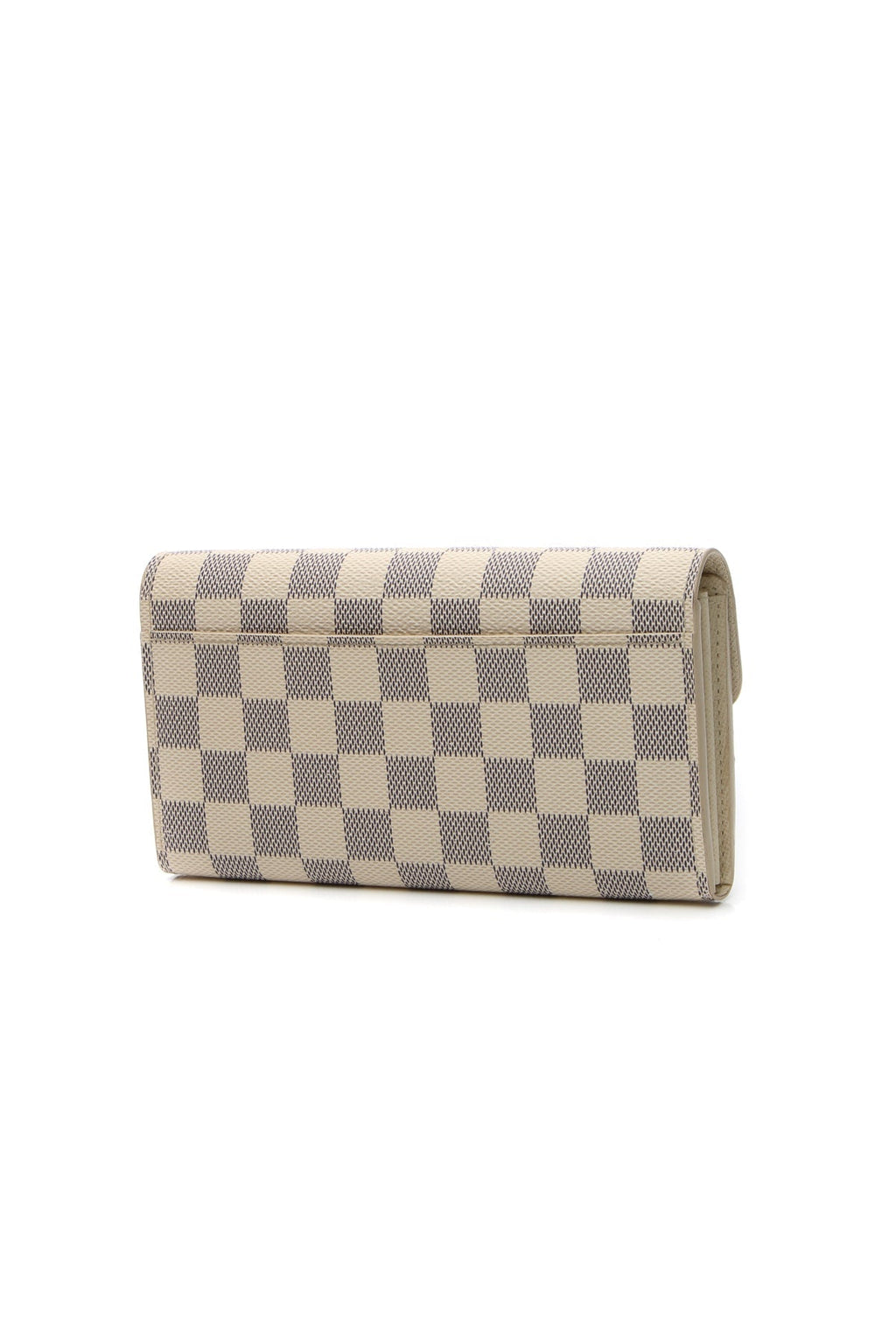 Sarah Wallet - Damier Azur