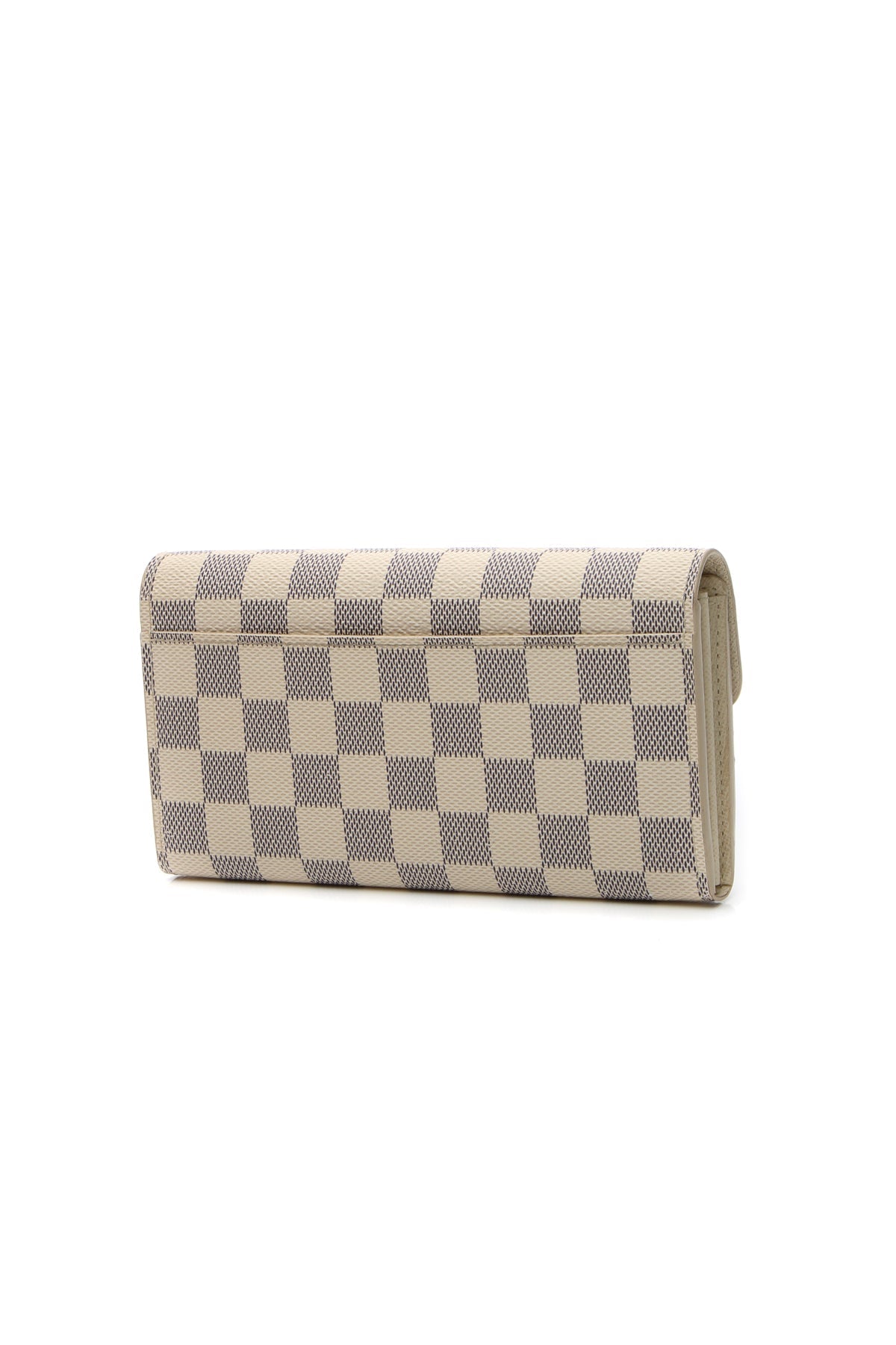 Sarah Wallet - Damier Azur