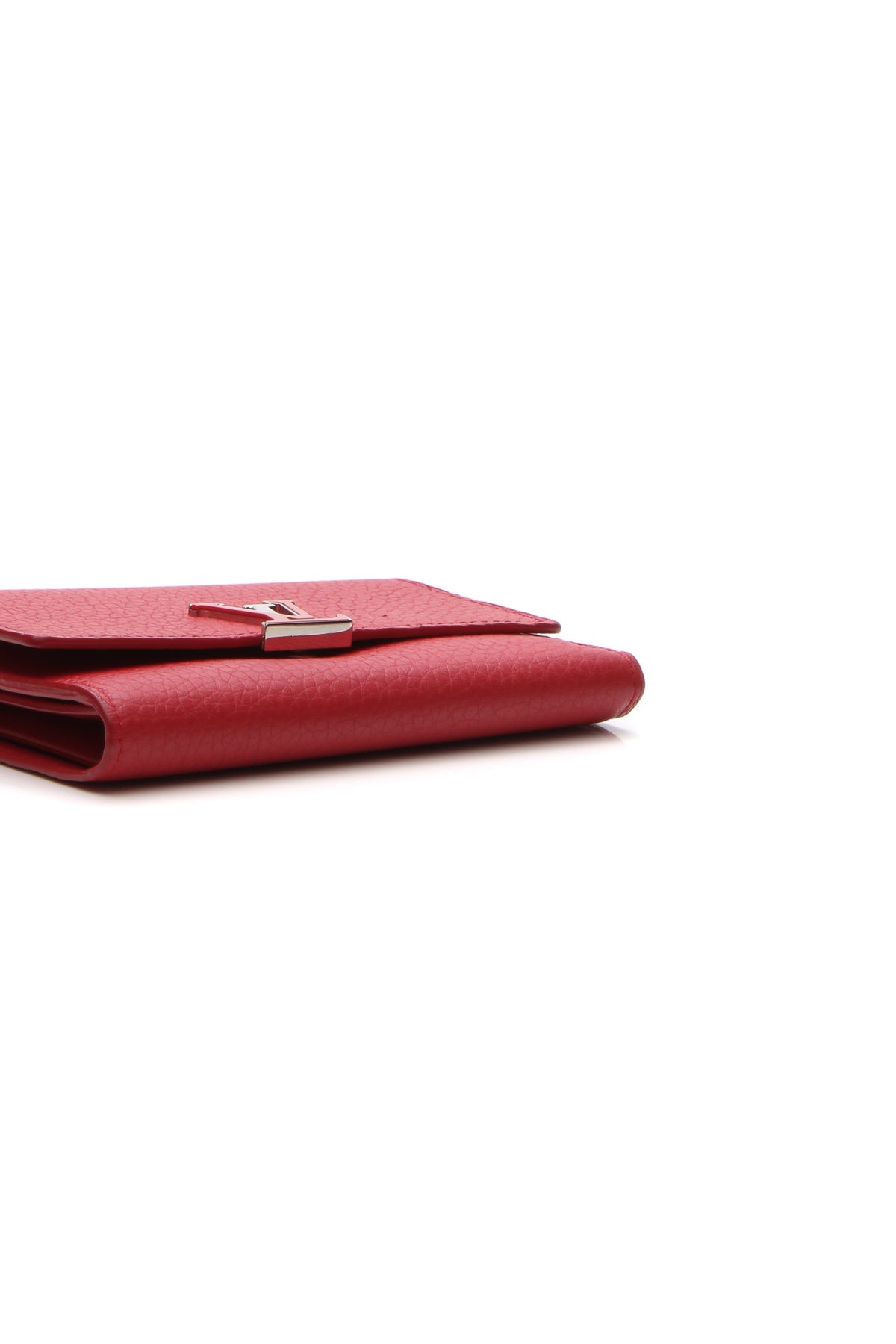 Capucines Compact Wallet - Red