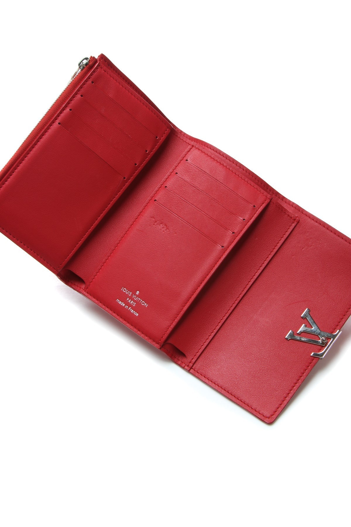 Capucines Compact Wallet - Red