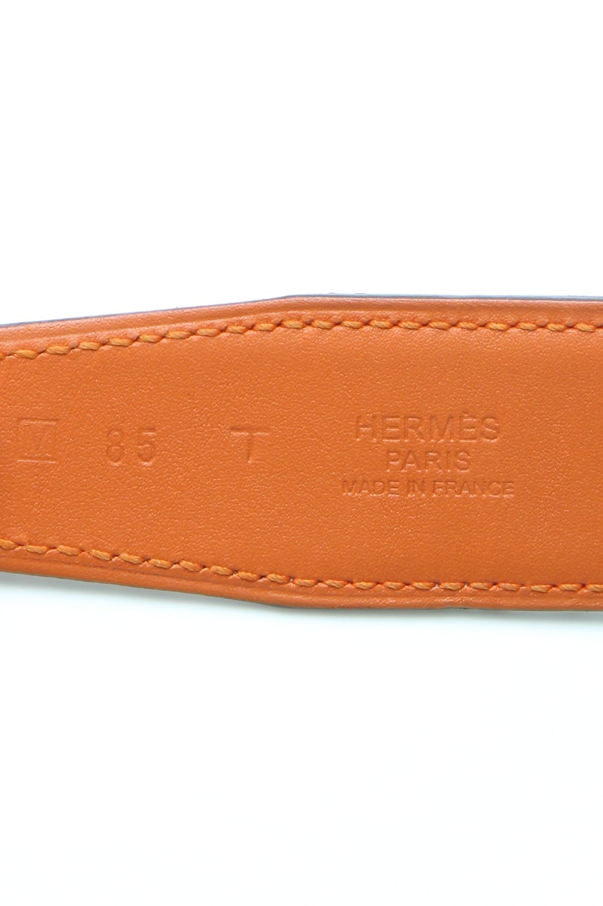 32mm Quizz Reversible Belt - White/Orange Size 85