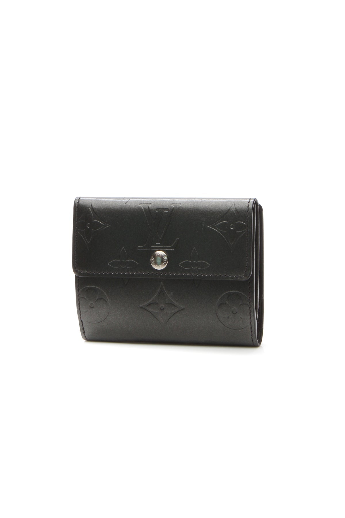 Monogram Mat Ludlow Compact Wallet - Charcoal