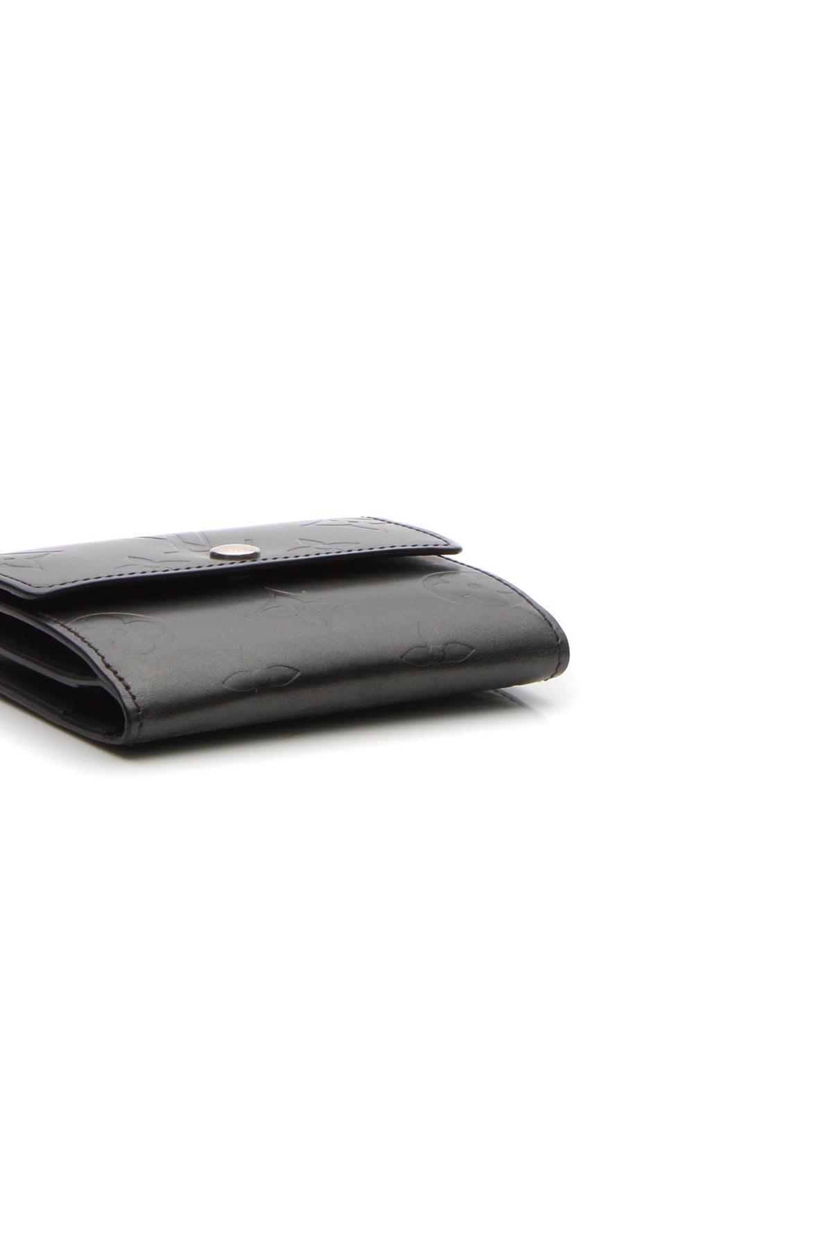 Monogram Mat Ludlow Compact Wallet - Charcoal