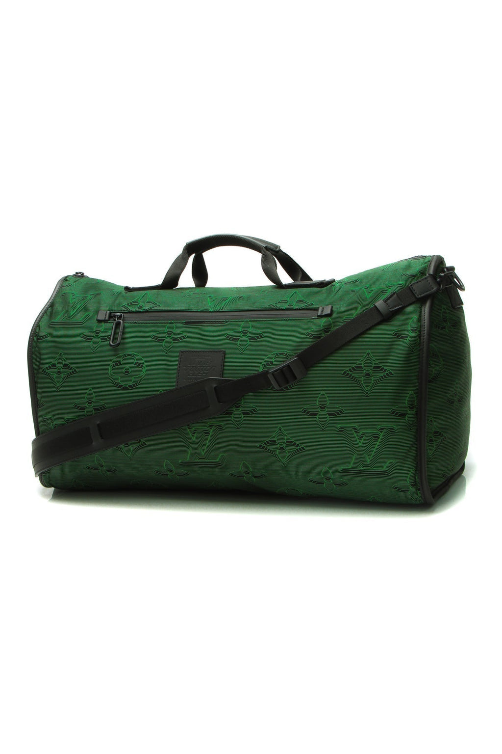 Reversible Keepall Bandouliere 50 Travel Bag - Black/Green