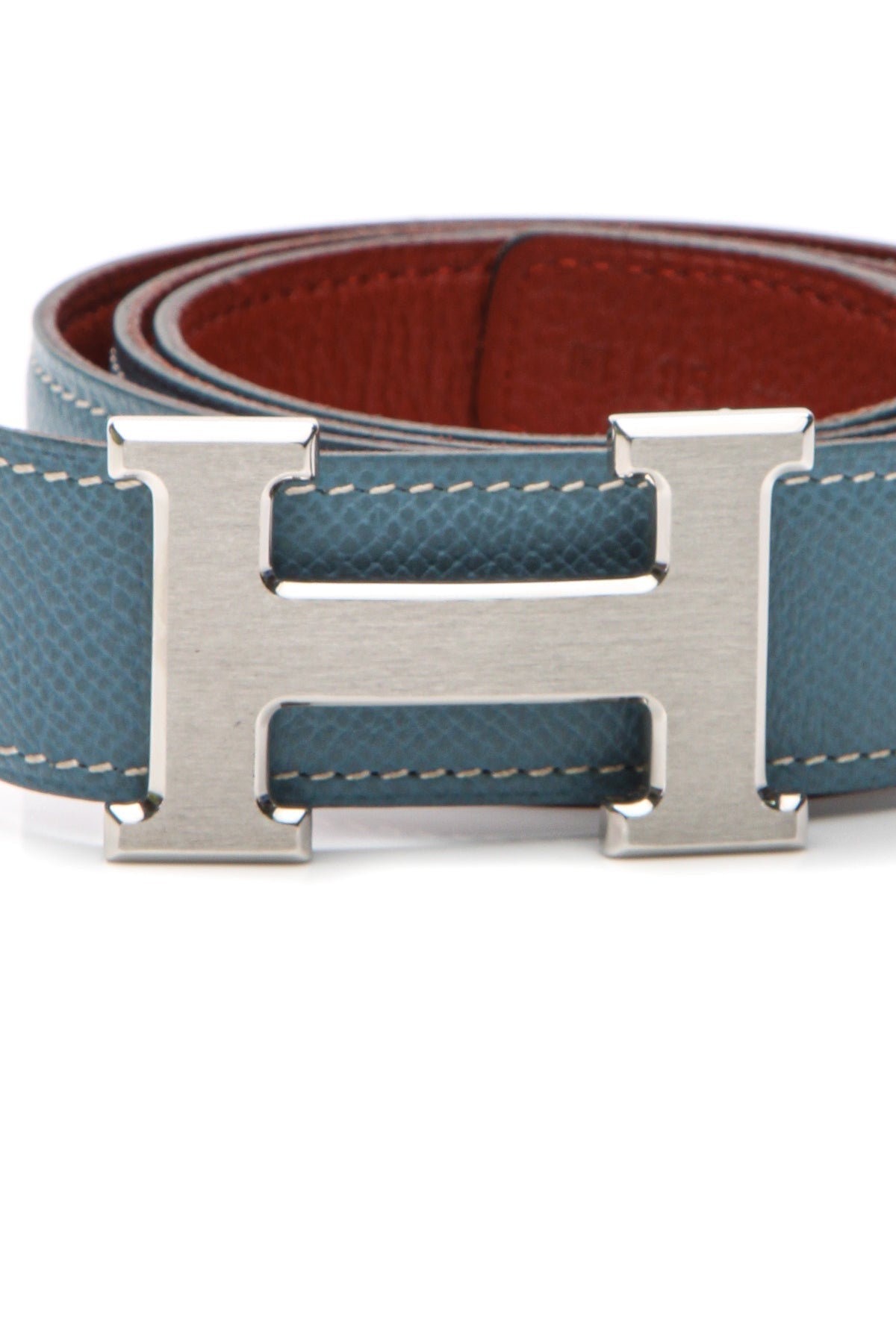 Constance 32mm Reversible Belt - Red/Blue Size 85