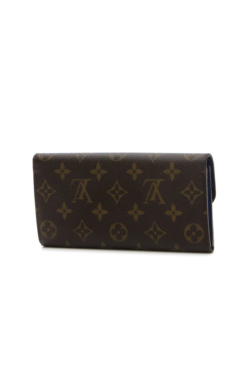Emilie Wallet - Monogram/Blue